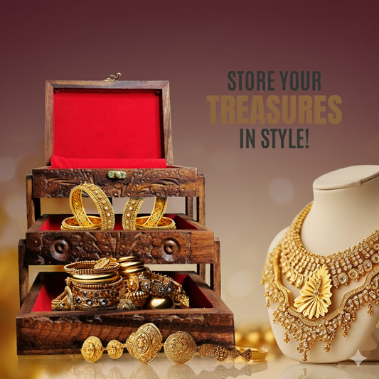 Handcrafted Wooden Jewelry Box