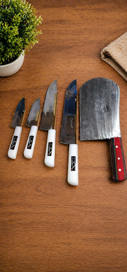 Premium Stainless Steel Kitchen Knife Set.