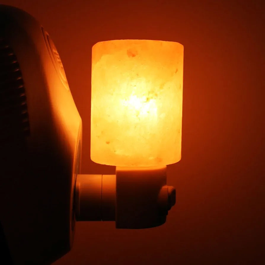 Himalayan Salt Wall Glass Night Lamp ✨