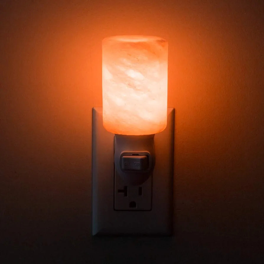 Himalayan Salt Wall Glass Night Lamp ✨