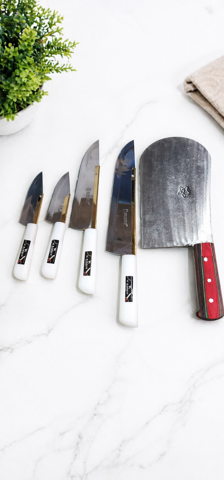 Premium Stainless Steel Kitchen Knife Set.